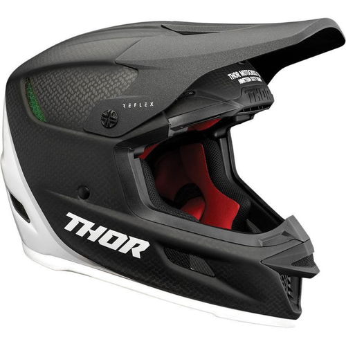 Thor Reflex Carbon Helmet Polar Black/White 2022