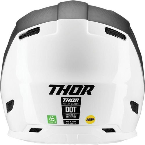 Thor Reflex Carbon Helmet Polar Black/White 2022