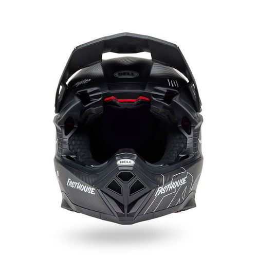 Bell Moto-10 Spherical Helmet - Fasthouse Raven Matte Black/White - Size Large - OPEN BOX