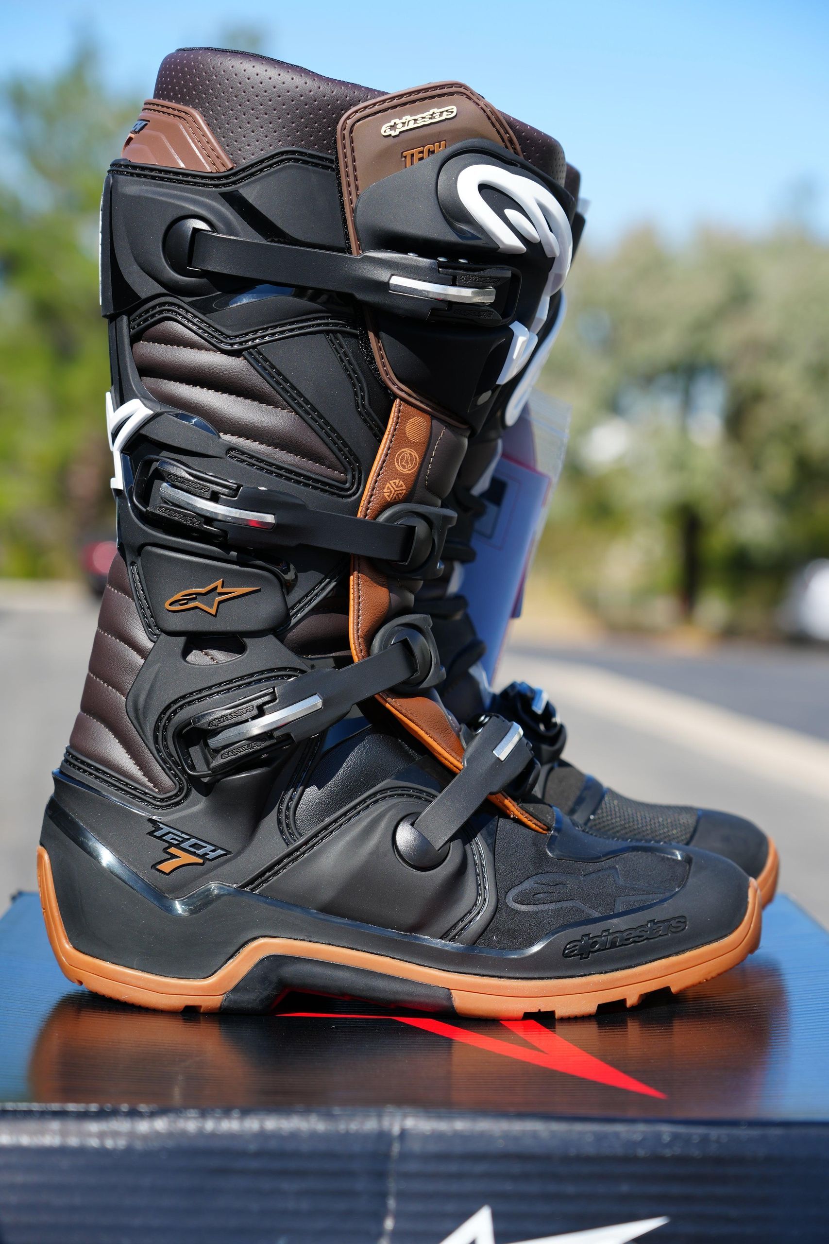 ドライスター 25.5 alpinestars ED TECH7 BLK/WHT ドライスター 25.5 alpinestars ED TECH7 BLK/WHT