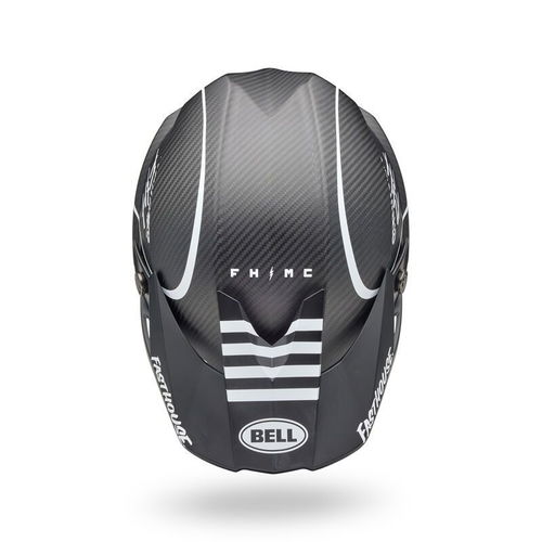 Bell Moto-10 Spherical Helmet - Fasthouse Raven Matte Black/White