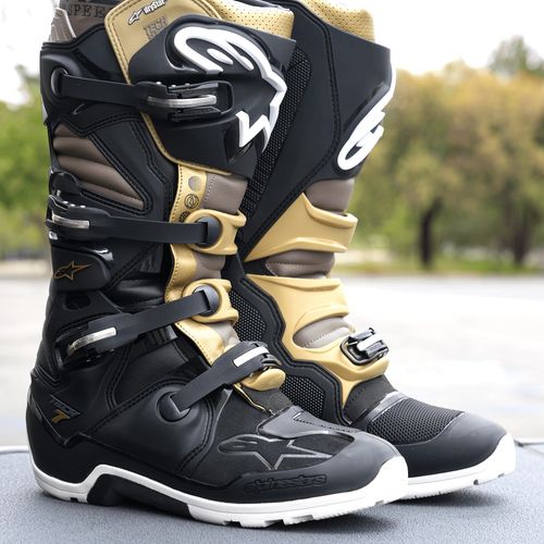 Alpinestars Tech 7 Enduro Drystar Boots - Black/Gray/Gold