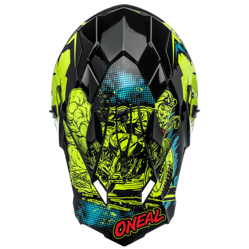 O'Neal 2 SRS Youth Villain Helmet Neon Yellow