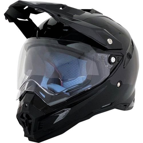 AFX FX-41DS Solid Helmet — Solid - Gloss Black