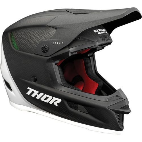 Thor Reflex Carbon Helmet Polar Black/White 2022