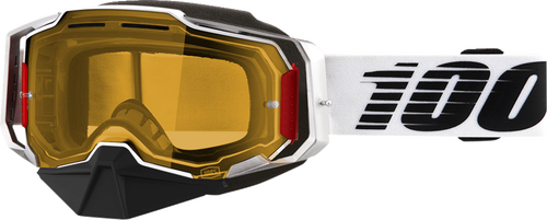 100% Armega Snow Goggles - Lightsaber Frame - Yellow Lens