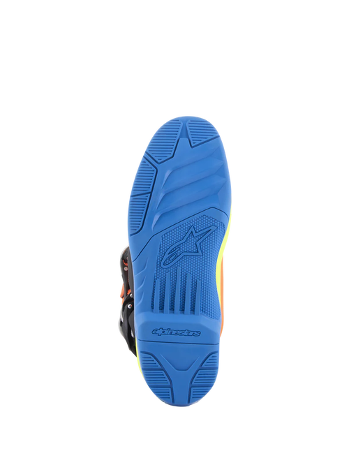Alpinestars Tech 5 Boots - Orange Fluo/Enamel Blue/Yellow Fluo - CLOSEOUT
