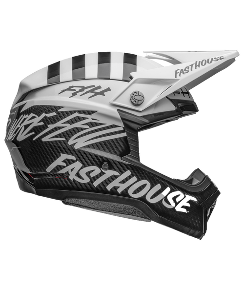 Bell Moto-10 Spherical Helmet - Fasthouse Mod Squad Gloss White/Black