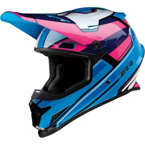 Z1R Rise MC Helmet - Pink/Blue
