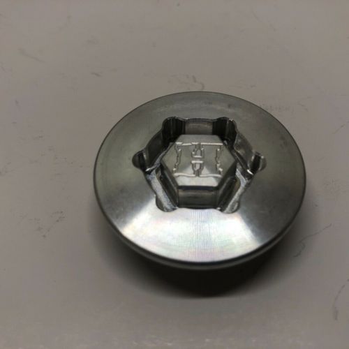 Hinson Clutch Cover Engine Plug Cap Silver Billet CR