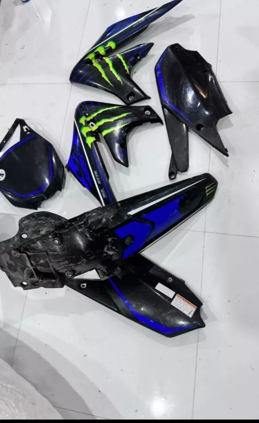 2021-2022 Yz450f Oem Monster Energy Edition Plastics 