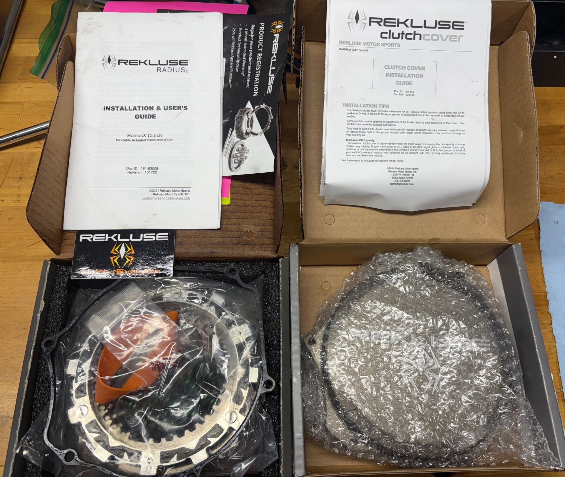 Rekluse RadiusX 4.0 Clutch Kit Suzuki RMZ 450 Rmx450z 2008-2026