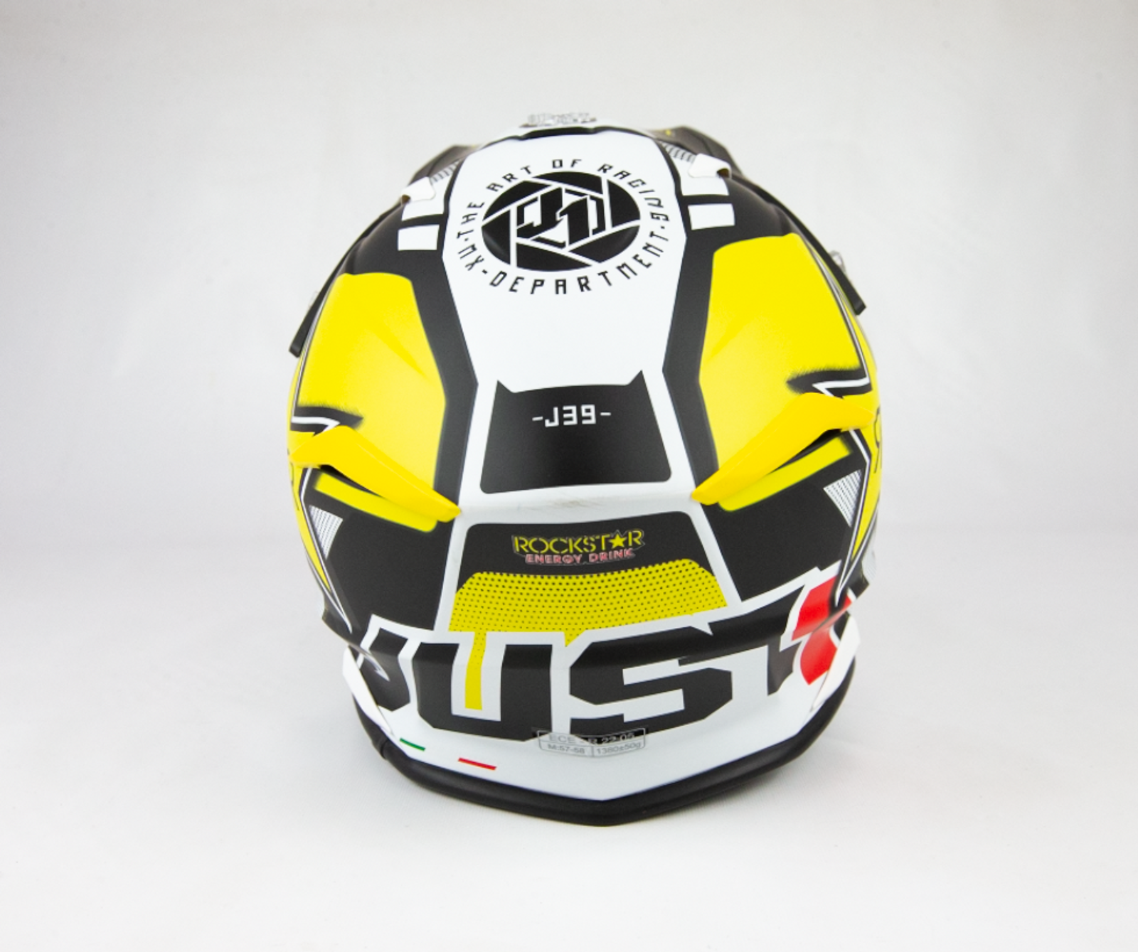 Just1 J38 Rockstar Energy Drink Off-Road Helmet Black