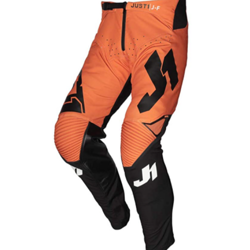 JUST1 J-Flex Aria Orange-Black Pant/Jersey Gear Combo 
