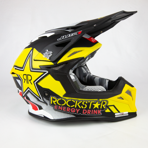 JUST1 J39 Rockstar Energy Drink Motocross Helmet