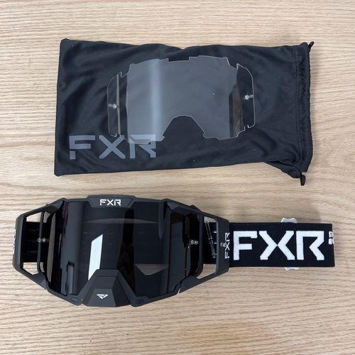 FXR Combat Goggle - Black/White