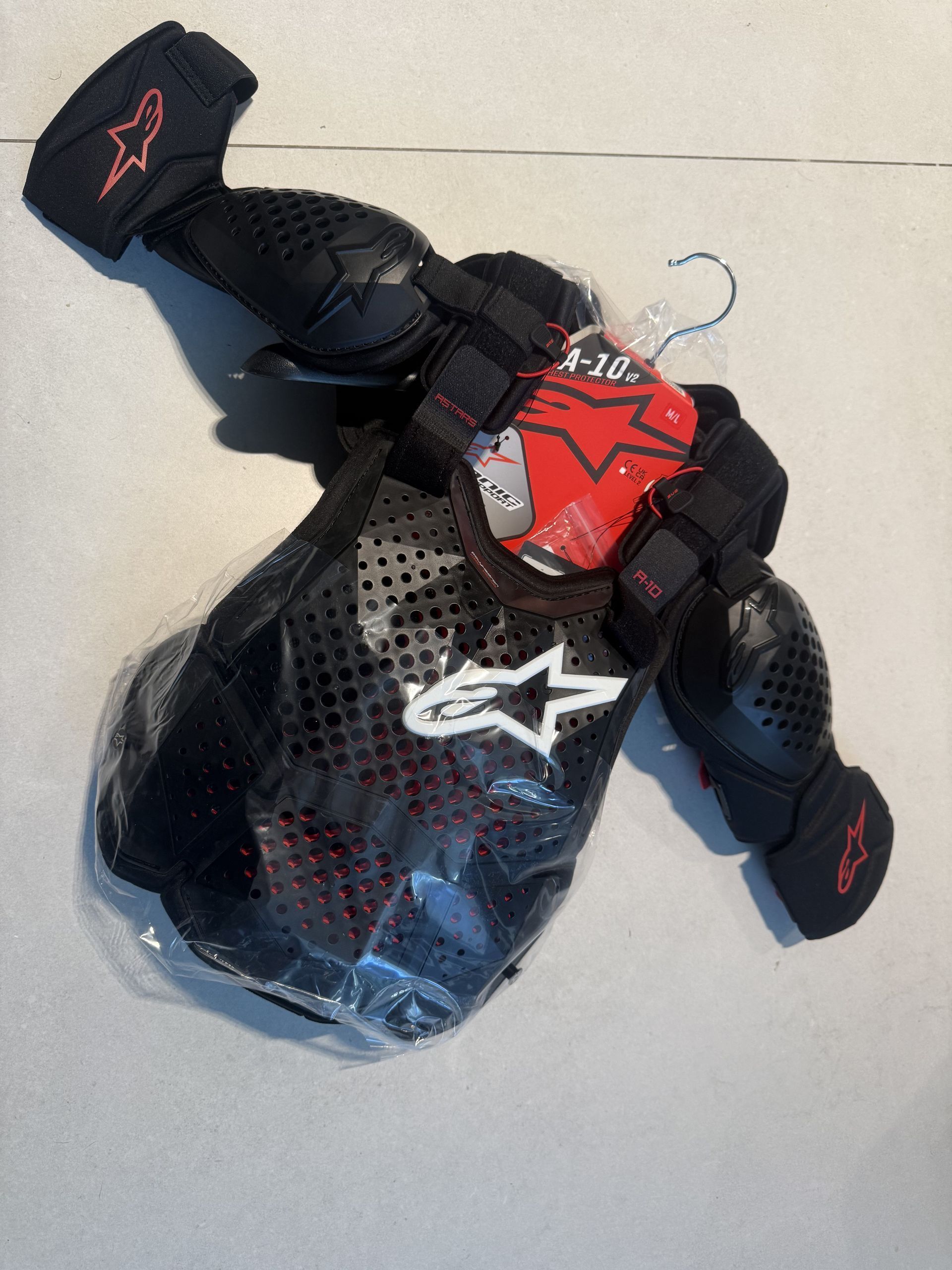 Alpinestars A-10 V2 Full Chest Protector - Open Box/Customer Return