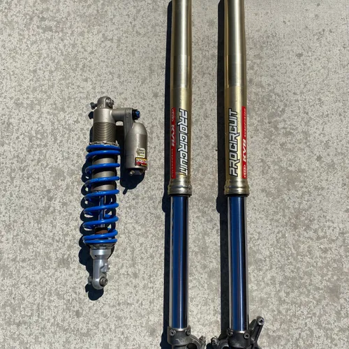 Yamaha Pro Circuit KYB Suspension - SSS Forks & Rear Shock 