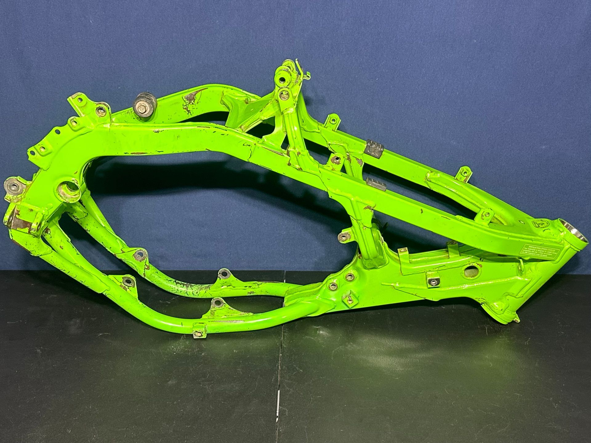 1997 Kawasaki Kx125 Oem Frame 1997-1998 Kx Green Chassis Mainframe 32160-1514-CC