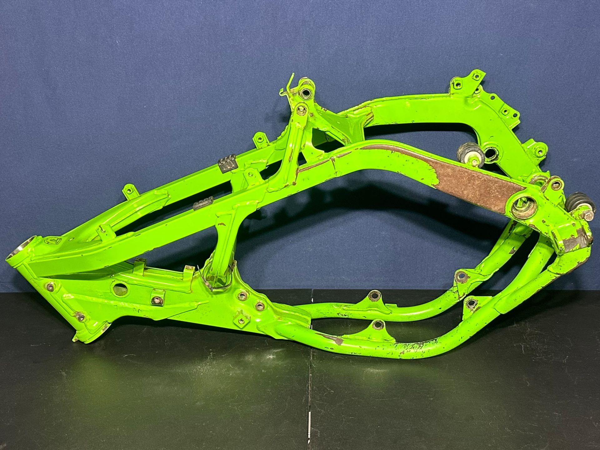 1997 Kawasaki Kx125 Oem Frame 1997-1998 Kx Green Chassis Mainframe 32160-1514-CC