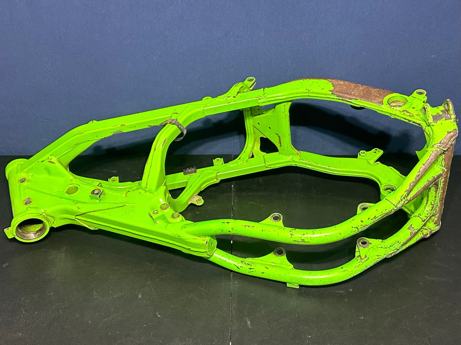 1997 Kawasaki Kx125 Oem Frame 1997-1998 Kx Green Chassis Mainframe 32160-1514-CC