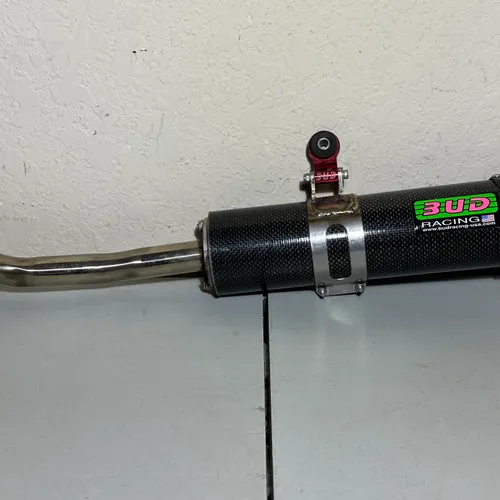 Bud Racing Full Carbon Silencer 2016-2023 KTM Husqvarna GasGas SX TC MC ...