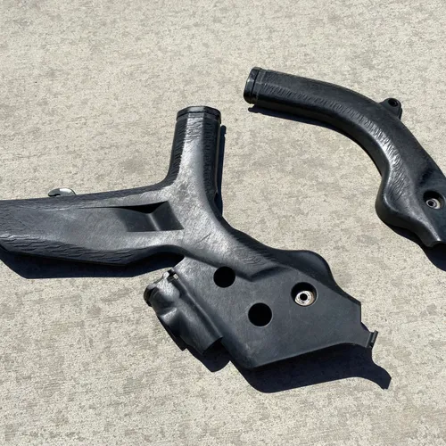 2021 KTM 250 SX-F Oem Black Frame Guards 2019-2022 Plastics Covers 350 450 XC-F