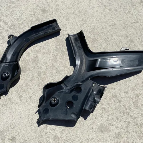 2021 KTM 250 SX-F Oem Black Frame Guards 2019-2022 Plastics Covers 350 450 XC-F
