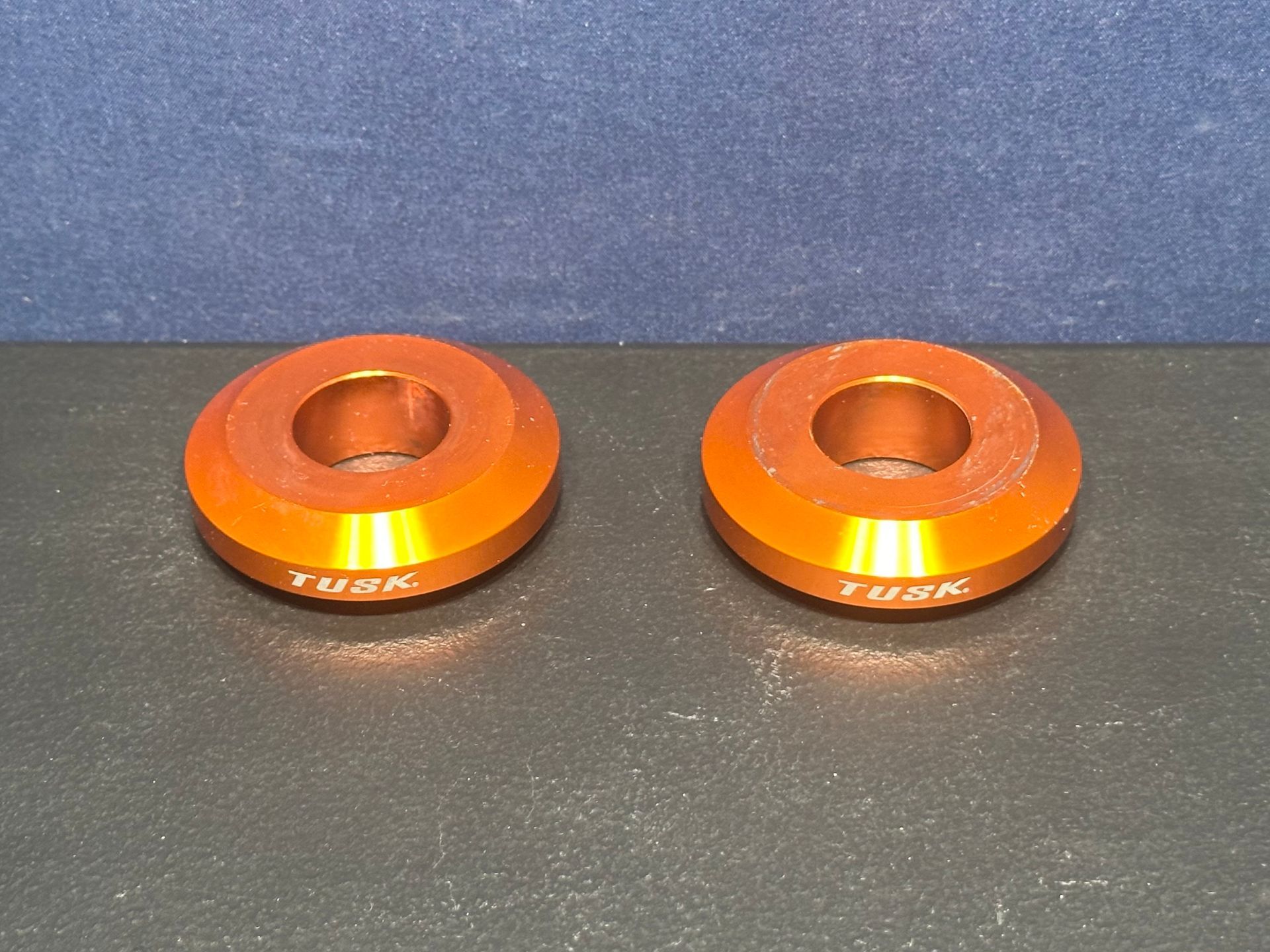 Tusk Rear Wheel Spacer Upgrade Kit 2013-2023 KTM Husqvarna GasGas Orange Spacers