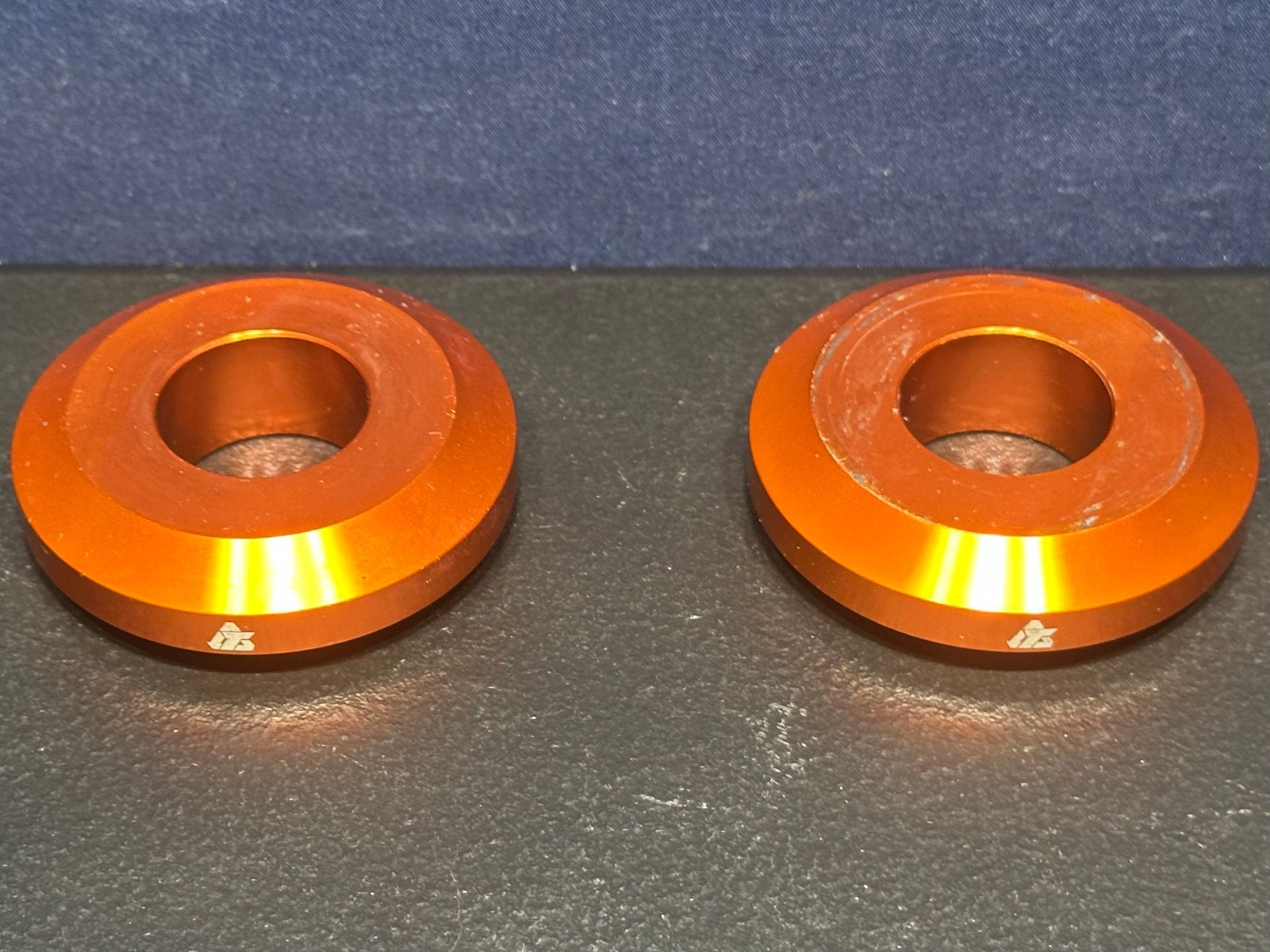 Tusk Rear Wheel Spacer Upgrade Kit 2013-2023 KTM Husqvarna GasGas Orange Spacers