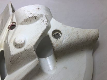 2016 Honda Crf450r Front Rotor Guard 2013-2016 Crf Ct White Disk Cover Protector