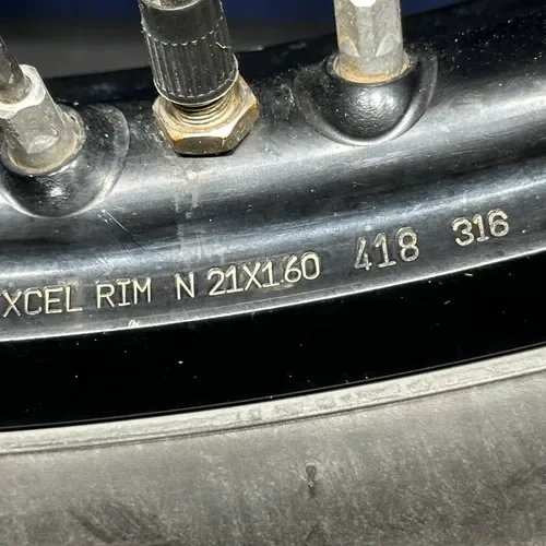 Excel Takasago 21” Oem Front Wheel - KTM Husqvarna GasGas SX Black Rim Hub Tire