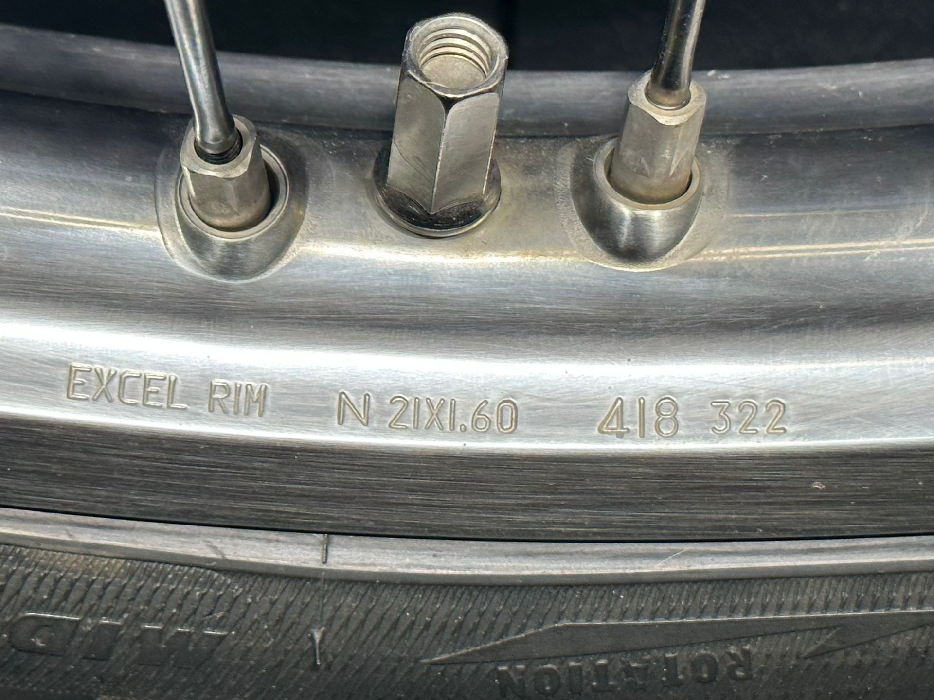 Excel Takasago 21” Oem Front Wheel - KTM Husqvarna GasGas SX Silver Rim Hub Tire