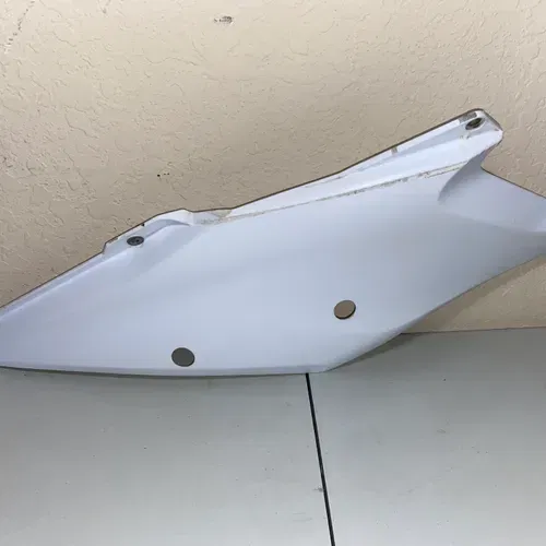 2019-2022 KTM Acerbis Right Side Number Plate SX-F XC-F SX Plastic White Panel