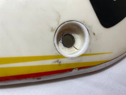 2003 Suzuki RM65 Oem Side Number Plates Panels 2003-2005 White Yellow Plastics 