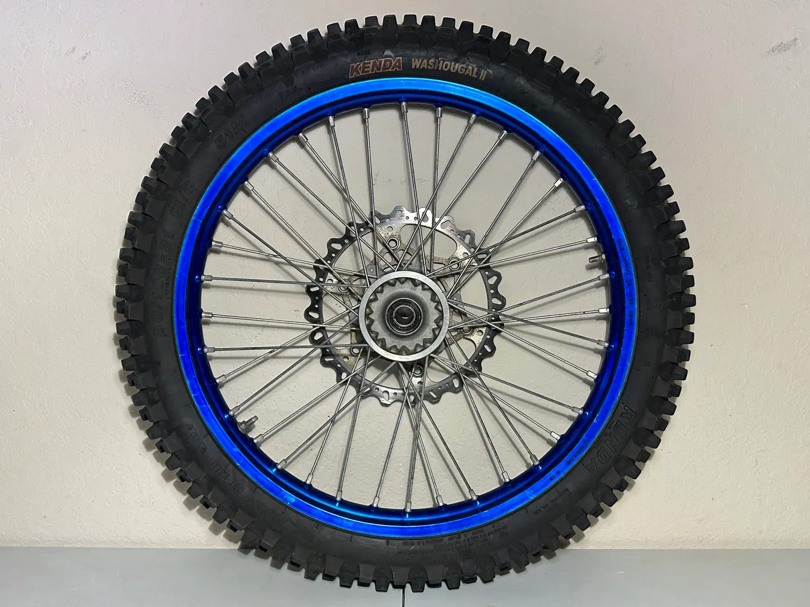 D.I.D 21” Oem Front Wheel - Yamaha Yz250f Yz450f Blue 2014
