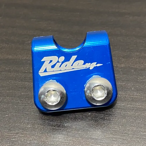Ride Engineering Billet Brake Line Clamp 2005-2023 Yamaha Yz250f Yz450f Wr Blue