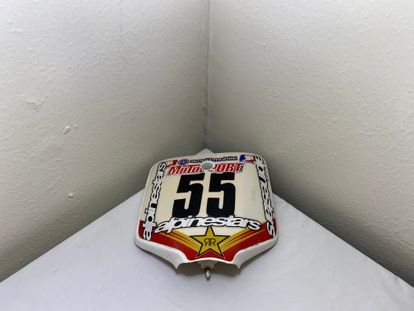 2003 Suzuki Rm65 Front Number Plate 2003-2005 White Plastic Rm Dirtbike Cover