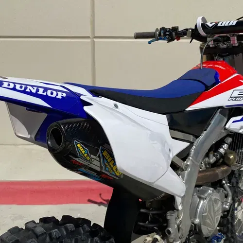 Bill s Pipes RE 13 Black Out Complete Exhaust W Stainless Header for 2018 2019 Yz450f Yz