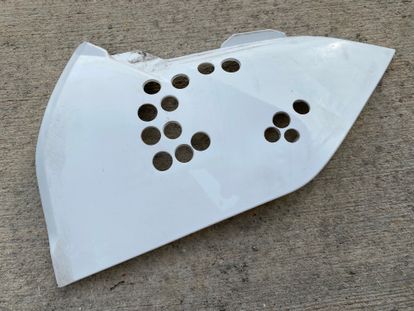 2016-2018 KTM Airbox Cover SX-F SX White Plastic Vent Holes