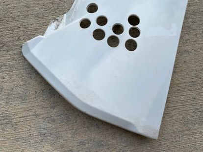 2016-2018 KTM Airbox Cover SX-F SX White Plastic Vent Holes