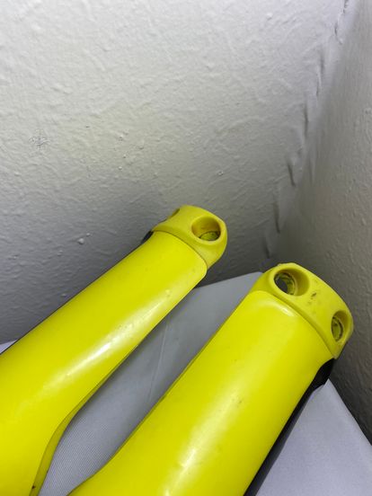 Husqvarna Acerbis Fork Guards 16-22 Yellow Plastics Front Suspension Protectors 