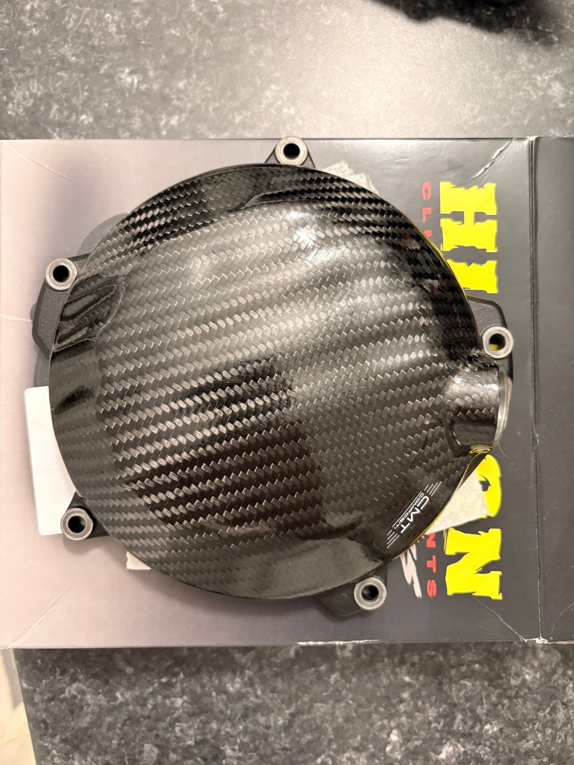 20 22 1/2 Factory, Edition Ktm Clutch Cover With A Brand New Carbon Fiber Sleeve