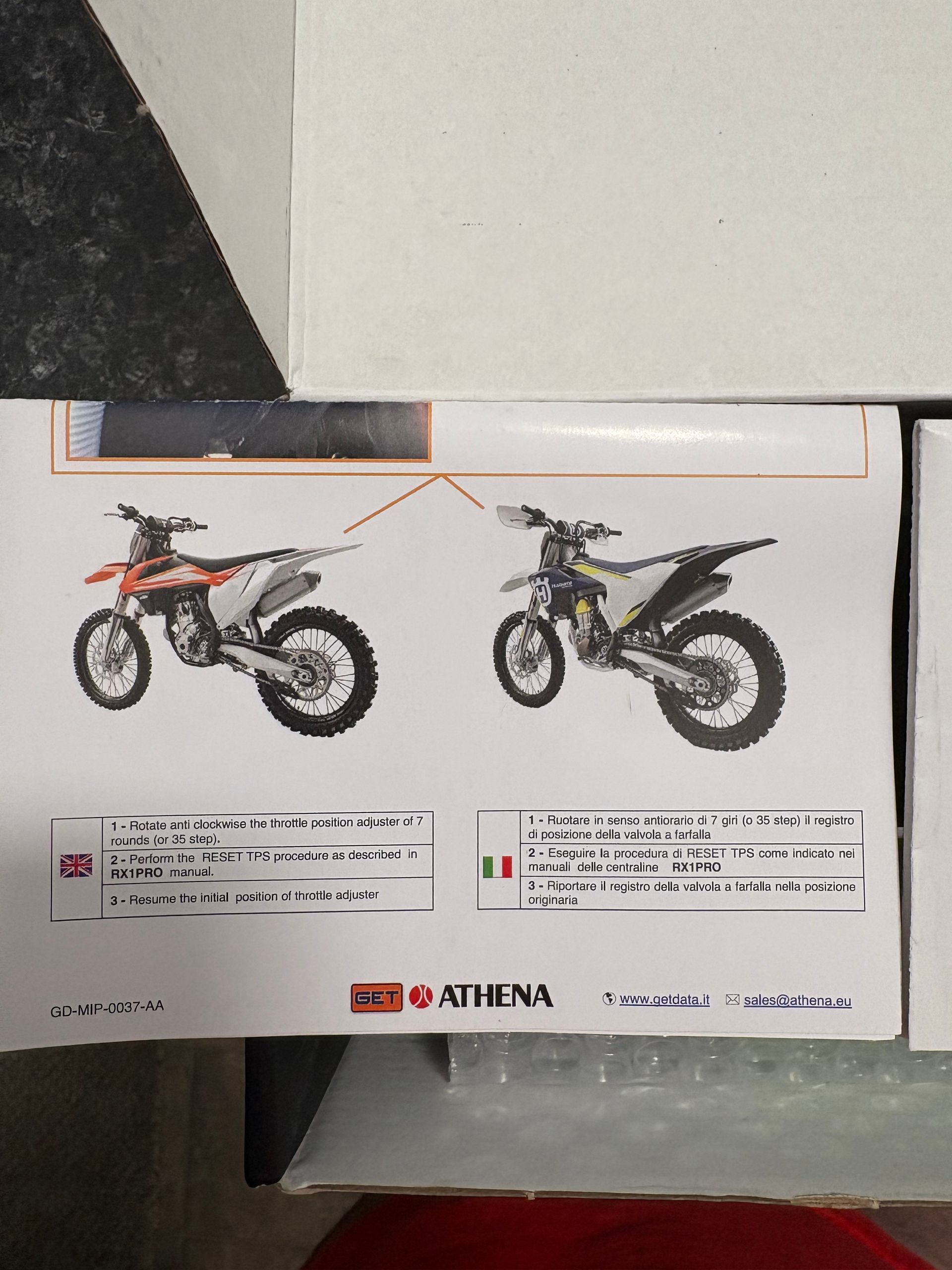 Get Athena Ecu Brand New KTM 350 SXF 450 SXF