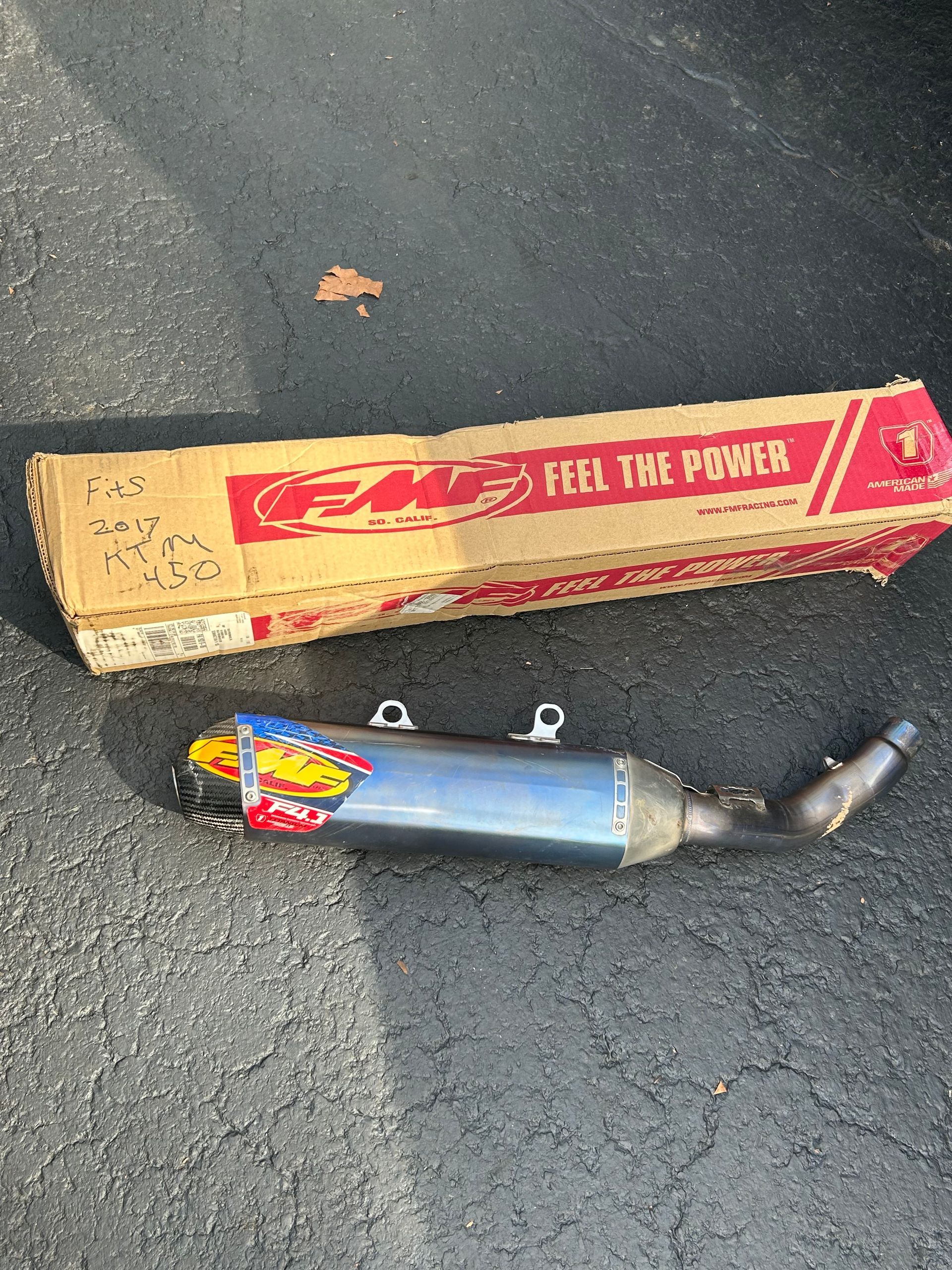 FMF 4.1 RCT slip on Ti / Carbon 2017 KTM450 KTM250SXF FC Husqvarna
