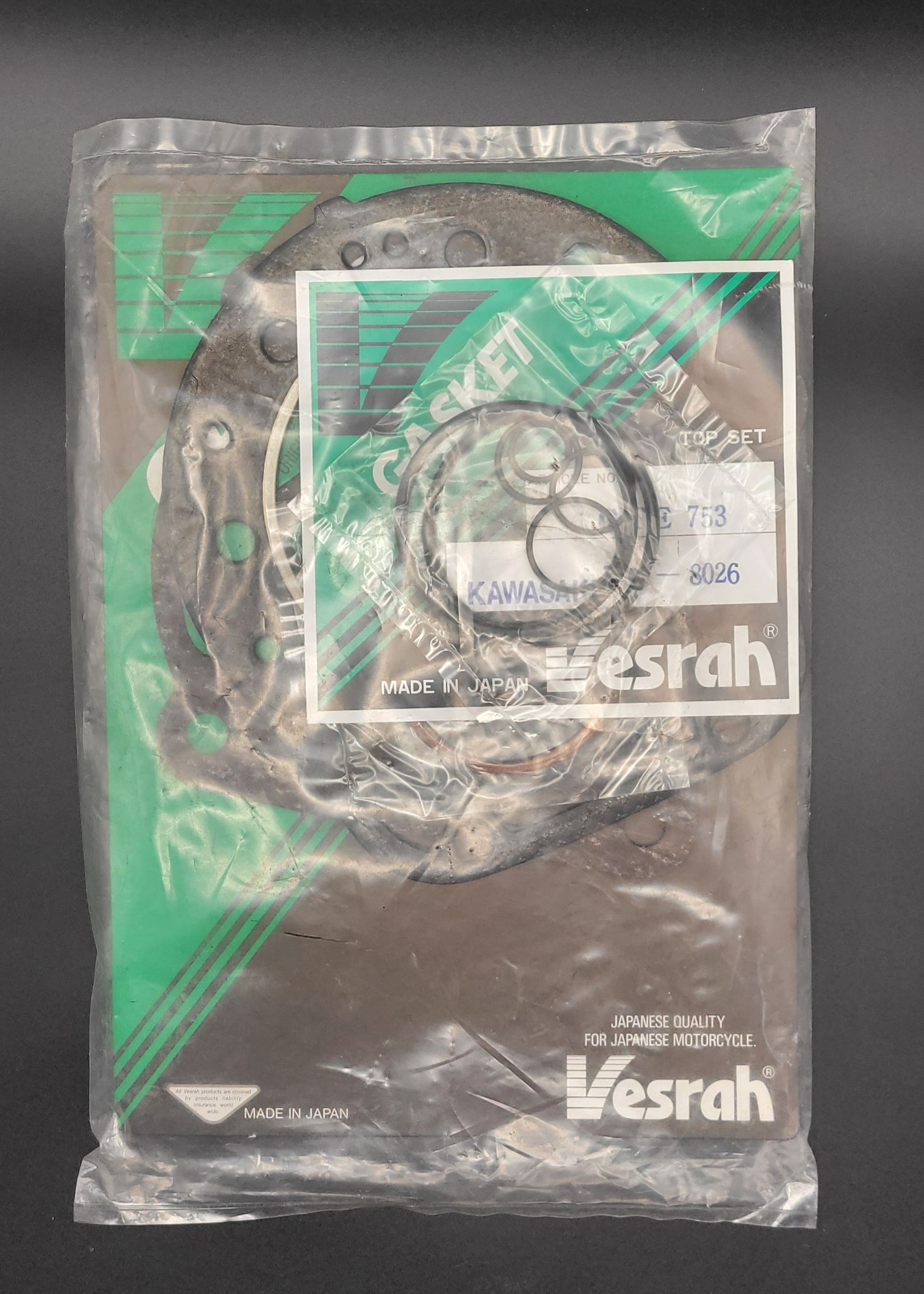 Vesrah Top End Gasket Kit 1989-04 Kawasaki KX 500 VG-4026/8026