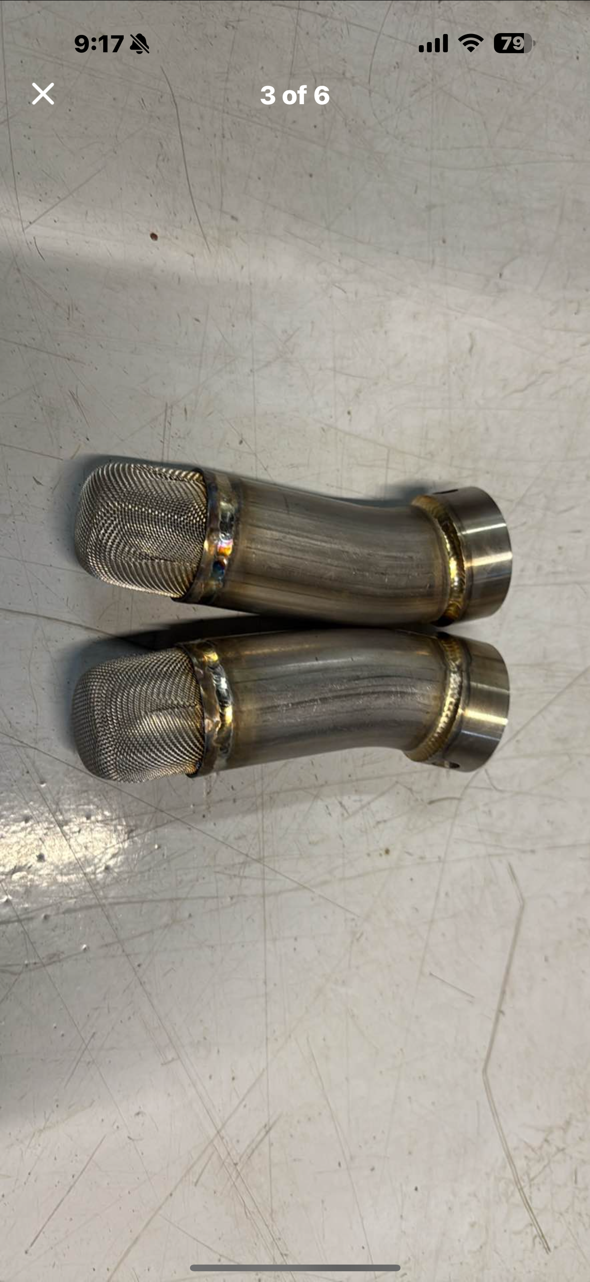 Pro Circuit 2014-2016 CRF250R TI-6 Head Pipe , mid pipe, And Spark Screen Insert