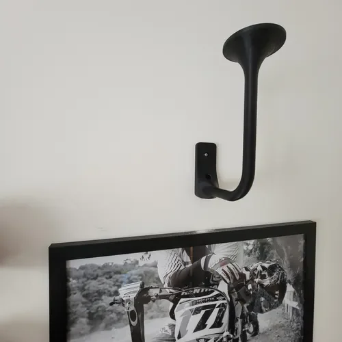 3D Printed Helmet Holder! Wall Mount, PLA+ Material, Hanger, Autograph, Display