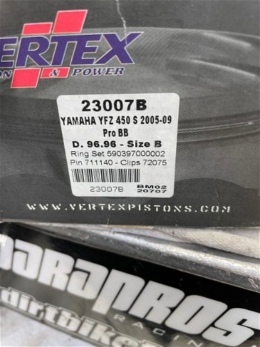 YFZ450 Vertex Big Bore Piston 97mm

