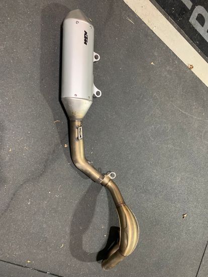 Complete Stock Exhaust For Ktm 350 Sx-f